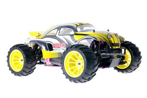 Himoto 1:10 Nitro Truck Baja Beetle Yellow